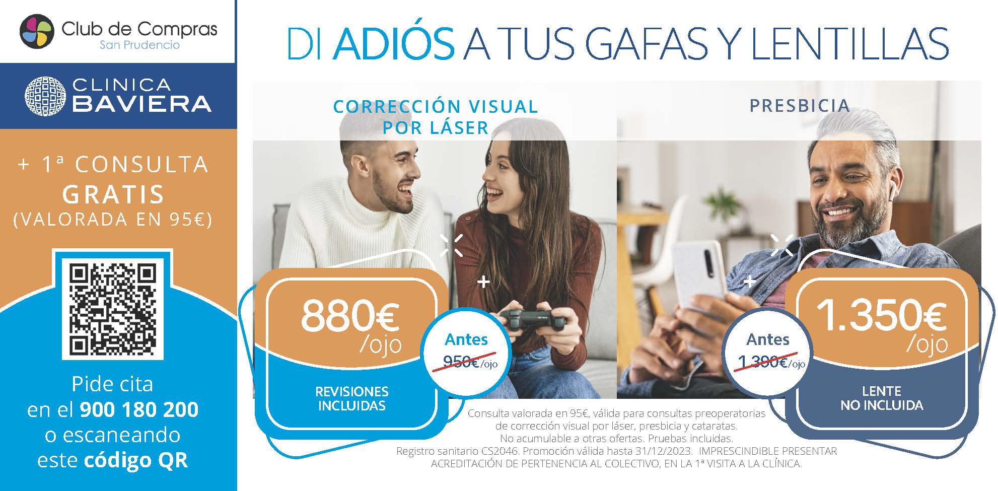 Oferta Clinia Baviera para socios Club de Compras San Prudencio